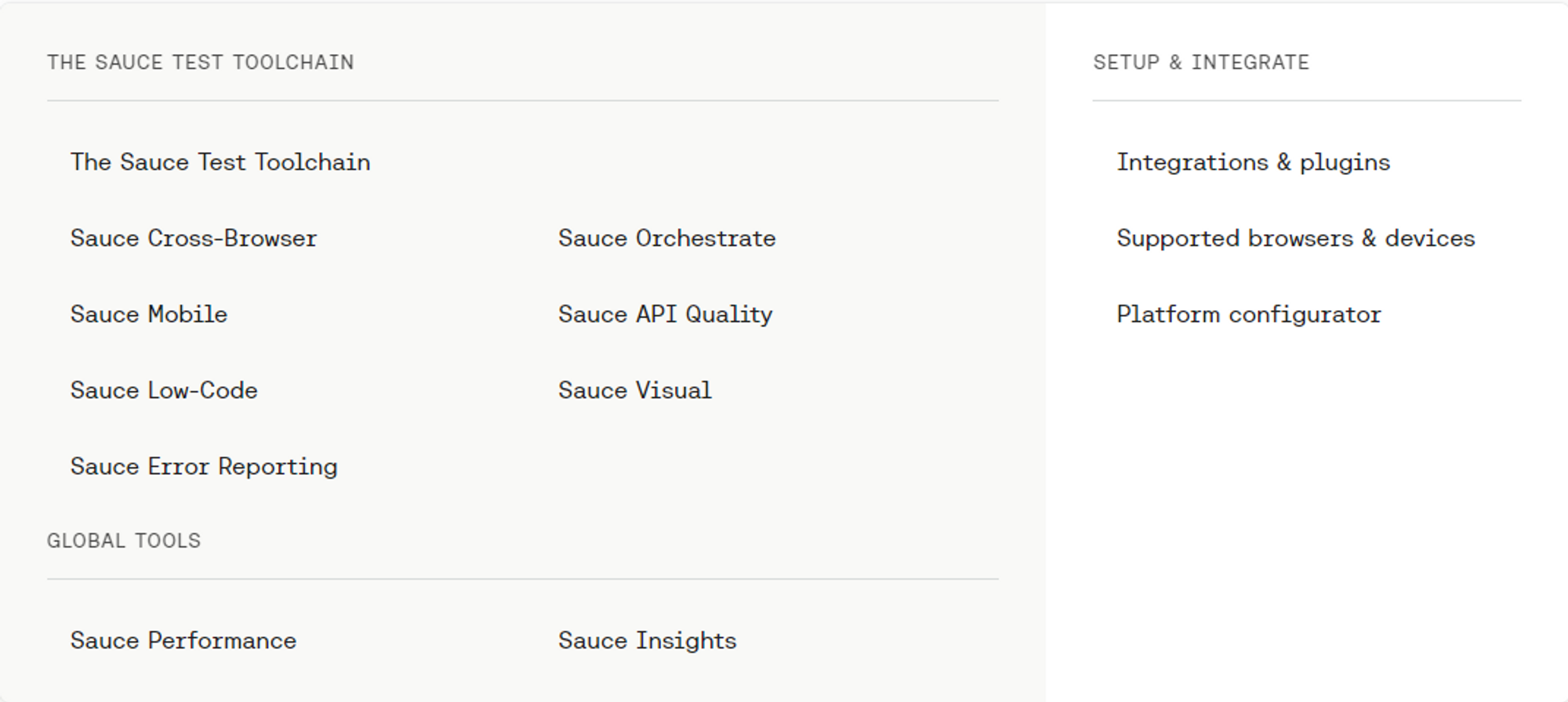 Overview of Saucelabs’ Features